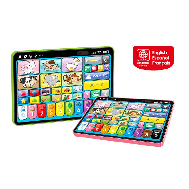 FiveStar Original Manufacturer Multifunctional Learning Tablet Reading Pad Machine Three Languages Preschool Children Toy