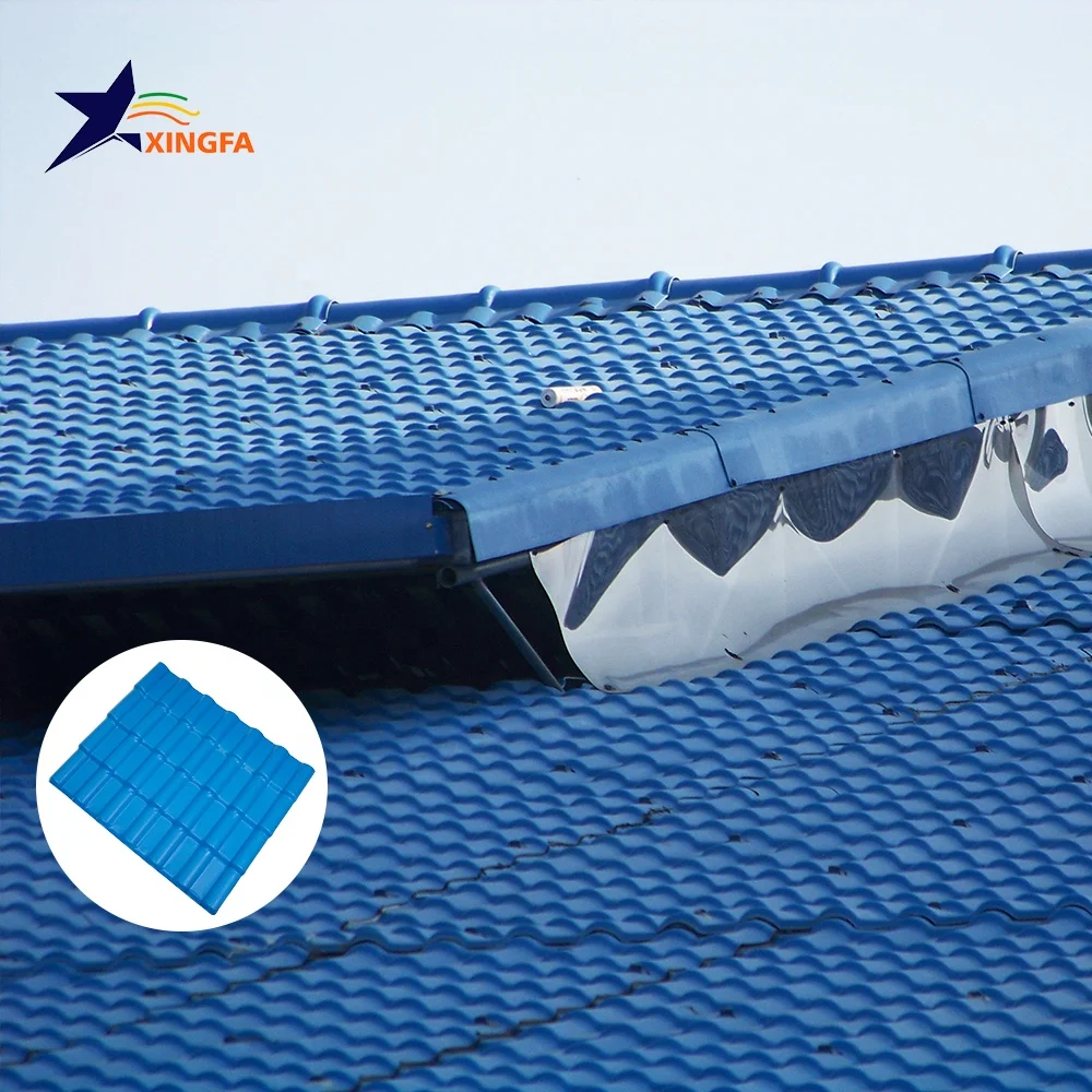 Pvc ASA spanish roof sheet factory waterproof sheets manufacturer plastic roofing sheets home china pvc roof tile