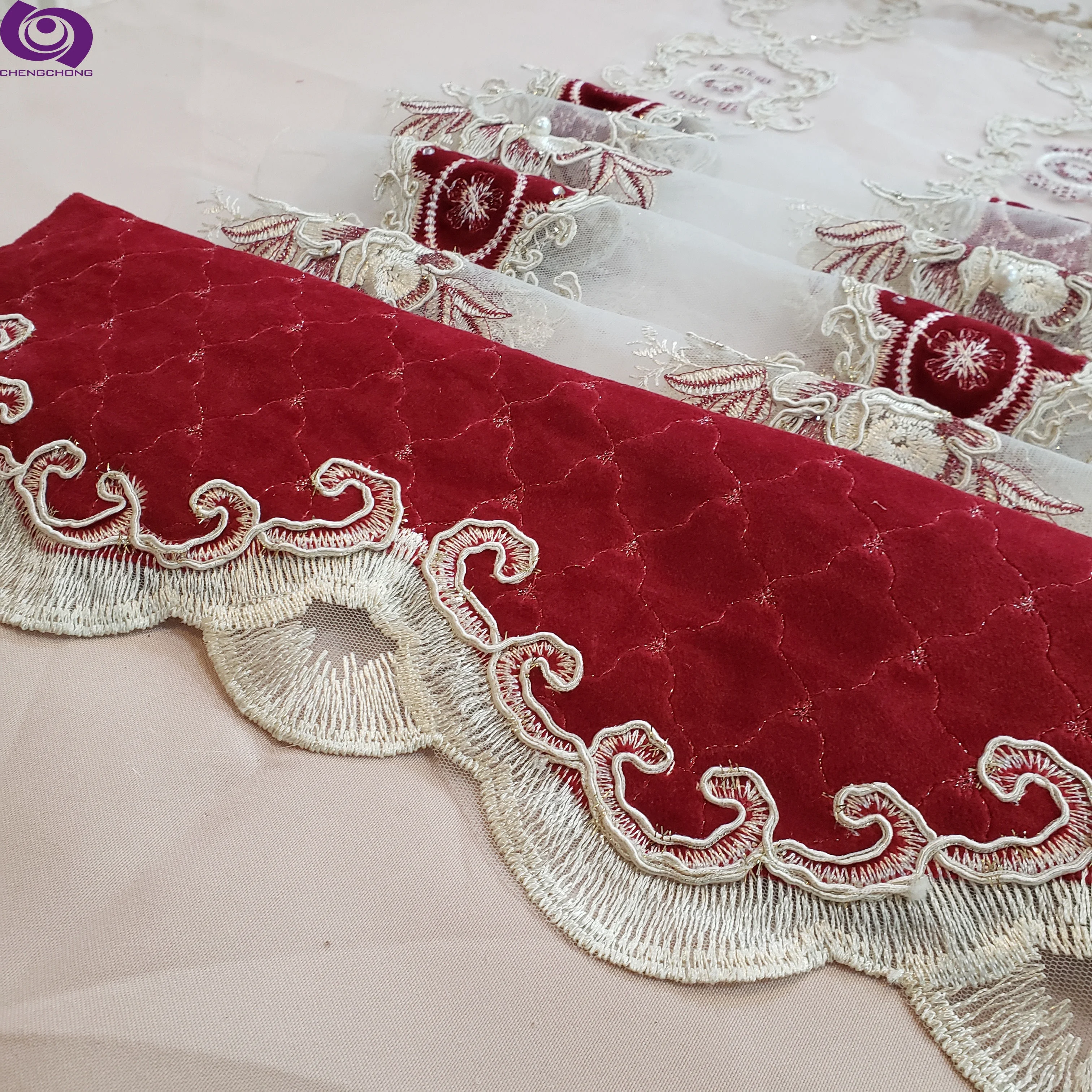 Лидер продаж, Высококачественная причудливая кружевная Французская ткань с вышивкой