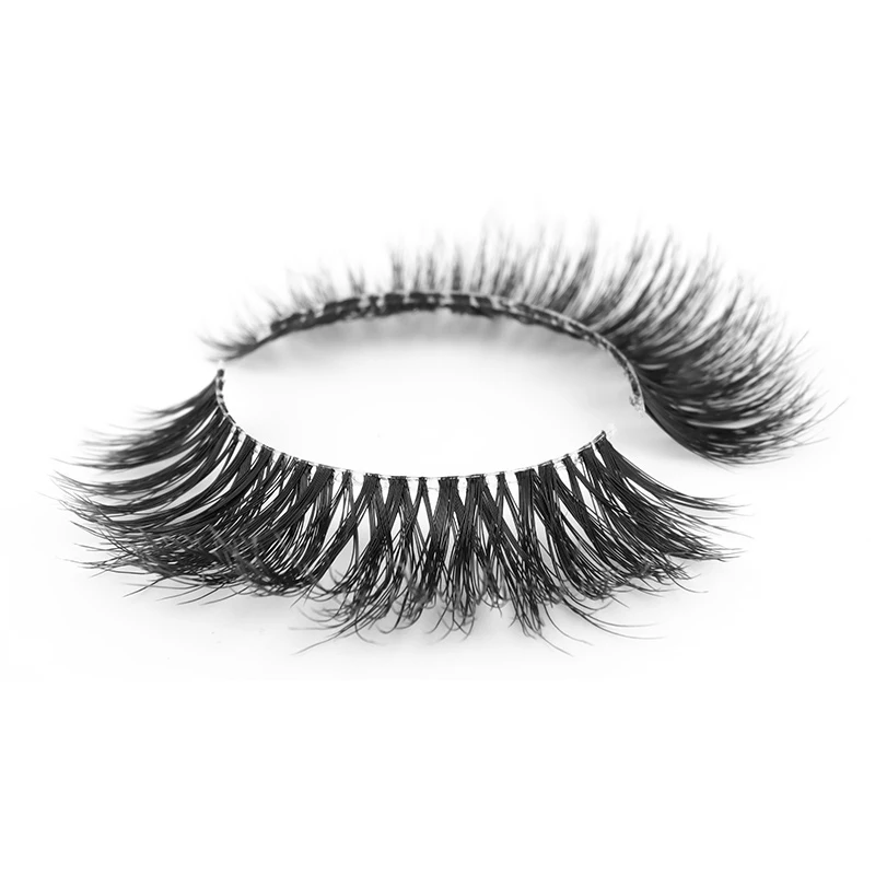 Private Label hollow core lashes wholesale vegan faux mink eyelashes fake lashes 5d 3d faux mink eyelashes vendor