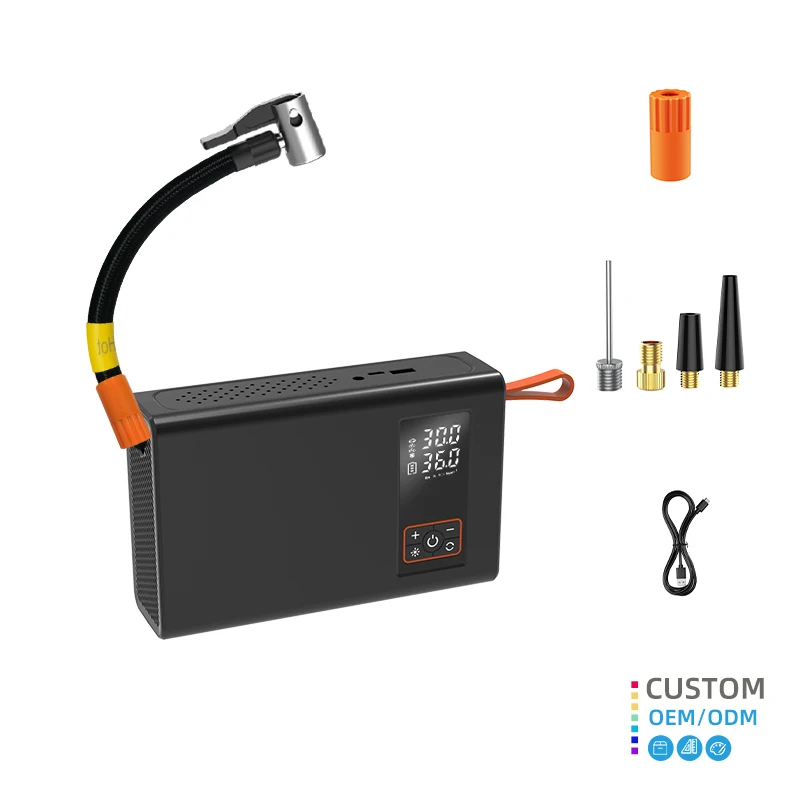 Auto Stop Digital Display Car Air Compressor Mini Pump Portable Automatic Tire Tyre Inflators for Bicycle