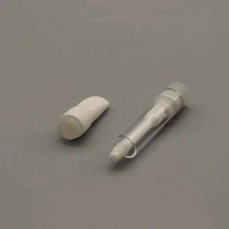 
Heavy Metal Test Passed Bulk Ceramic 0.5Ml 1 Ml 510 Thread Atomizer Oil Tank Cbd Vape Cartridge 
