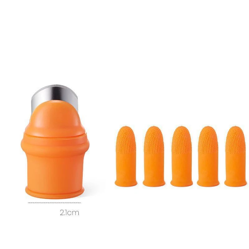 Garden Tools Fruit And Vegetable Picking Scissors Plants Trim Portable Agricultural Finger Knife Gardening Silicon Thumb Knife