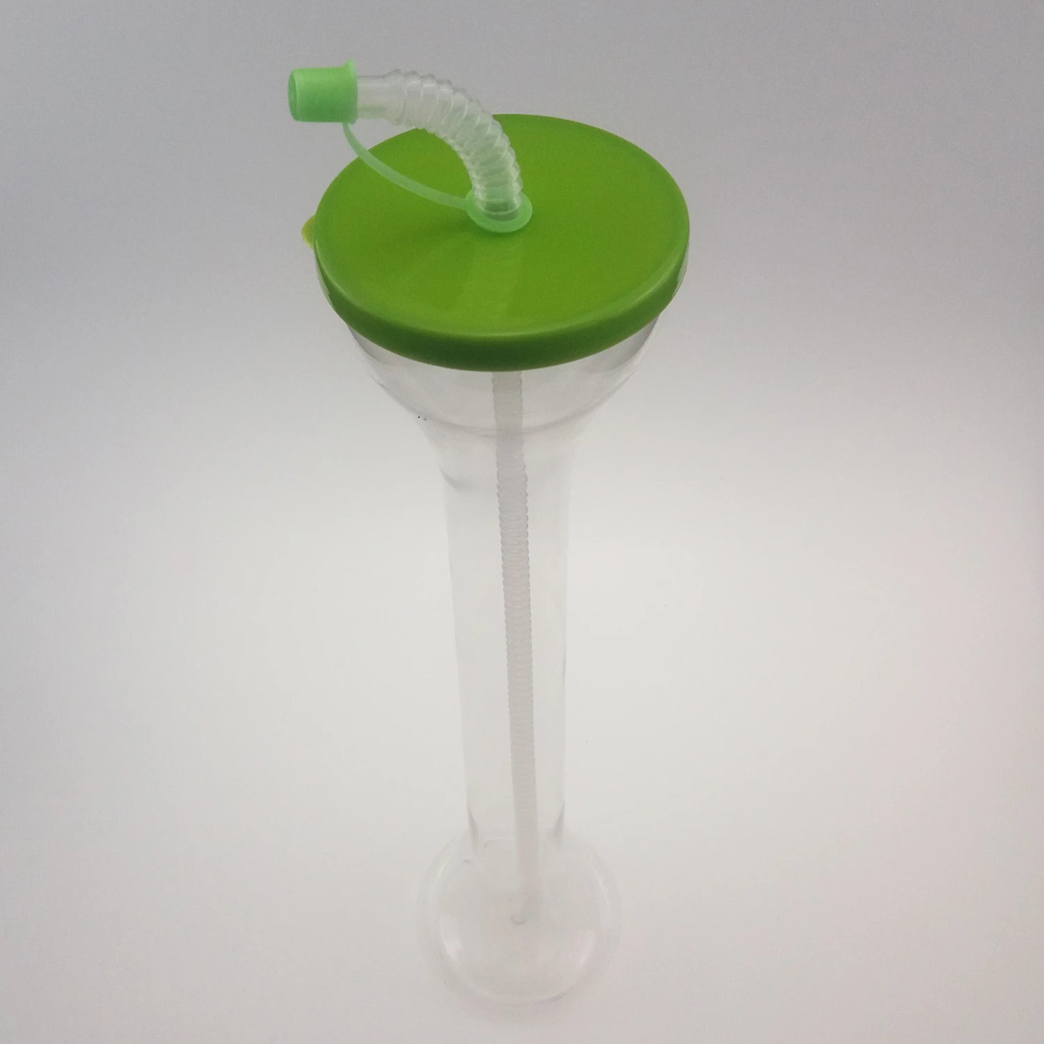 24oz Party Ice Beer Frozen drink Novelty Long Neck Dumbbell Bottle Plastic Slushy Yard Cup