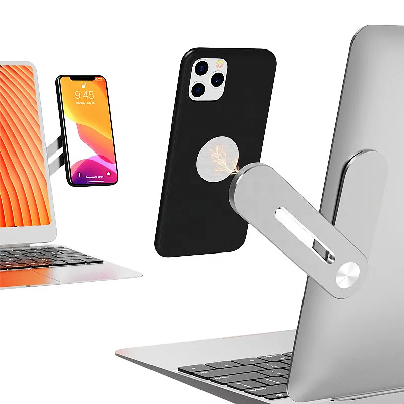 Free shipping Aluminium Alloy Magnetic Flexible Adjustable Portable Laptop Extension Stand hugeder bt21 mobile phone holders