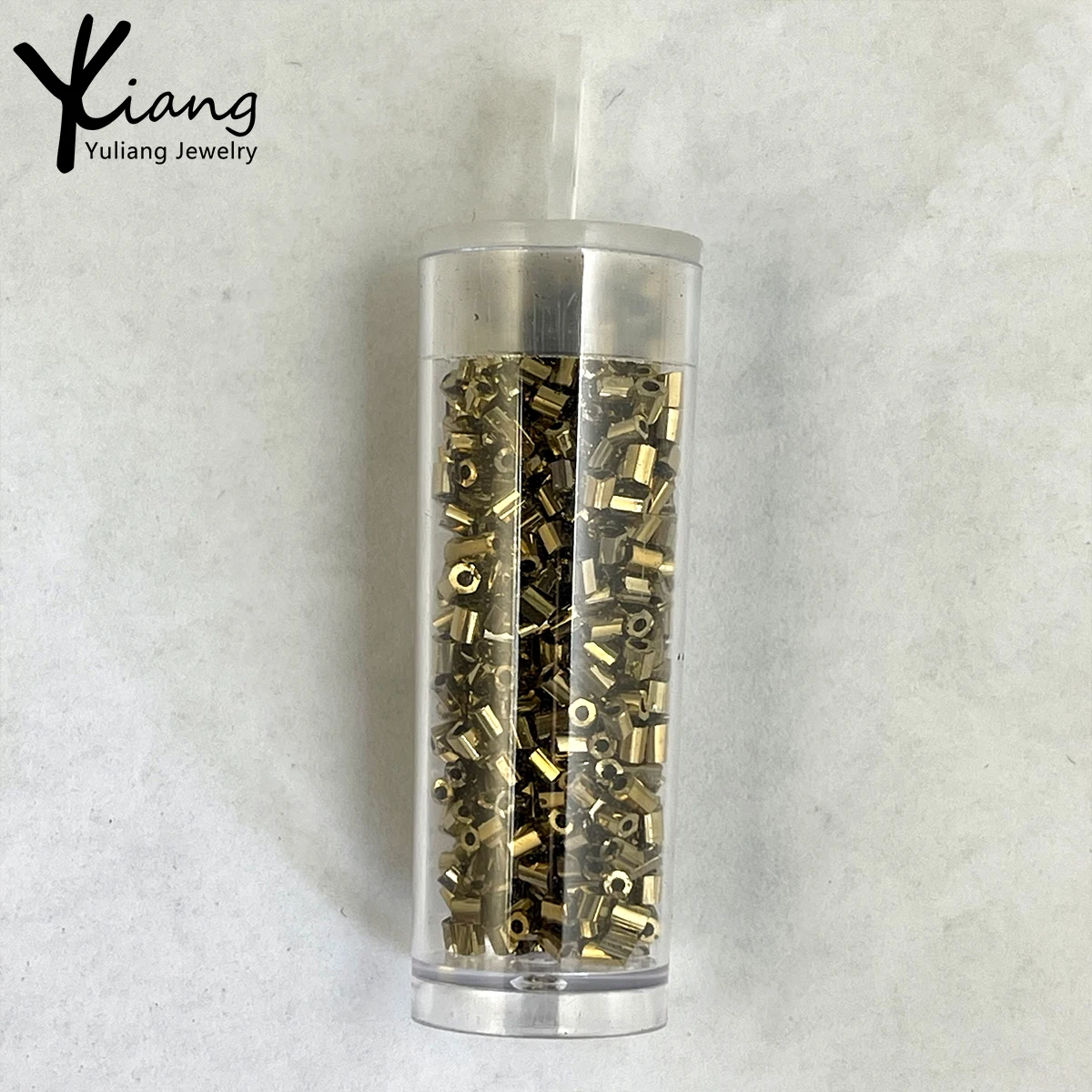 Wholesale 2mm high-quality hexagonal glass beads at original price, used for DIY bracelet, necklace, and jewelry production