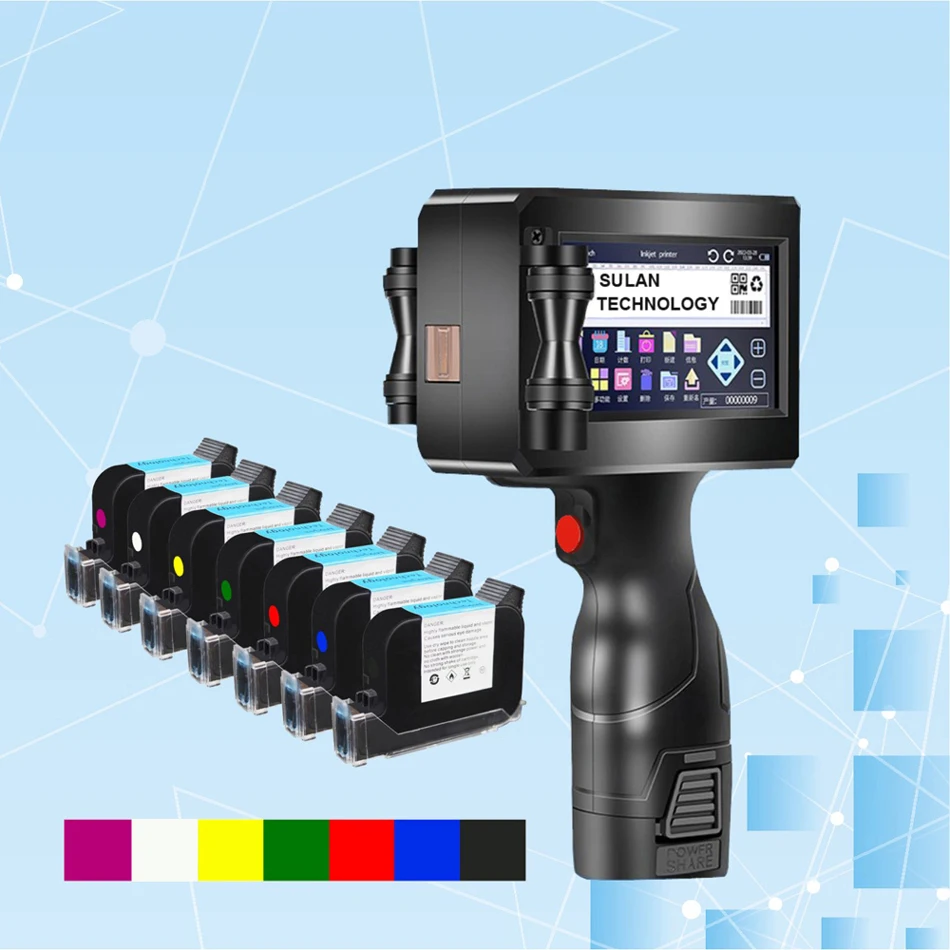 Production Date Barcode Label Printer Coding Batch Number QR Permanent