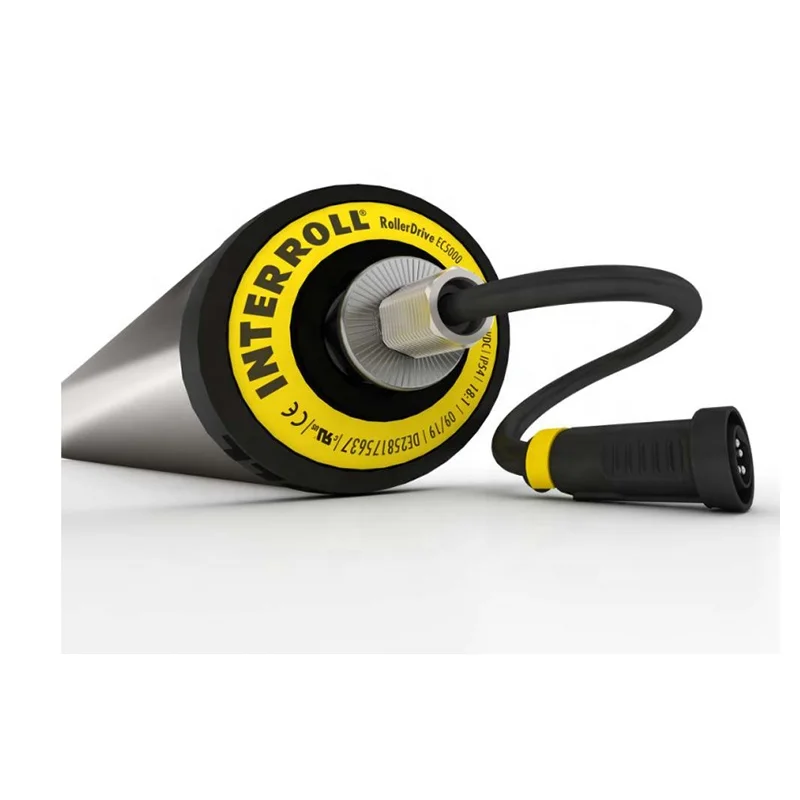 Interroll Mini Electric Roller ROLLERDRIVE EC5000 Series Circular Belt Groove Conveyor Roller