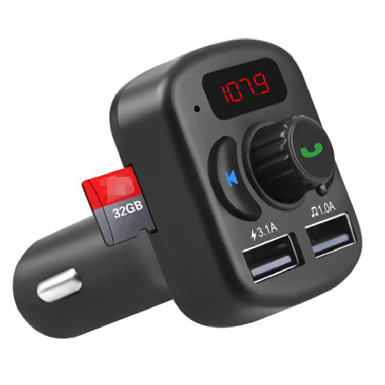 Автомобильный комплект 807E FM-трансмиттер беспроводной MP3-плеер 3 1 А USB автомобильное зарядное