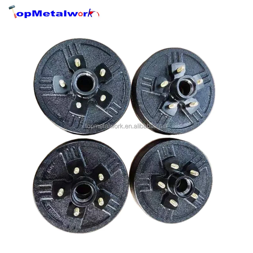Factory Price Brake System Trailer Axle Trailer Brake Drum Assembly For Caravan Trailer Kit