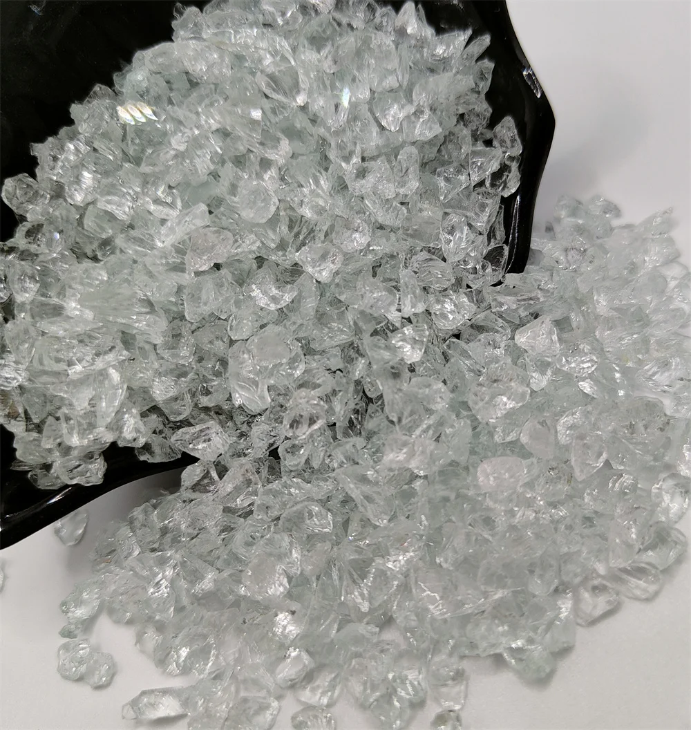 Wholesale of colored glass sand for aquarium landscaping, glass sand for flooring aggregates