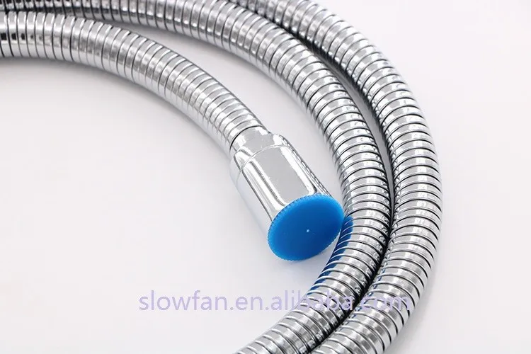 
Yuyao Slowfan 1.2m chrome shower hose adapter braided pvc shower hose plastic shower hose 
