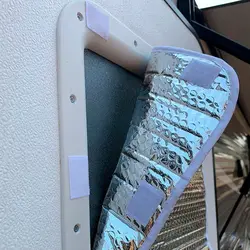 Oem Reflective Double-Layer Sun shade RV Door Window Shade 16 x 25 inch Car Door Window Cover