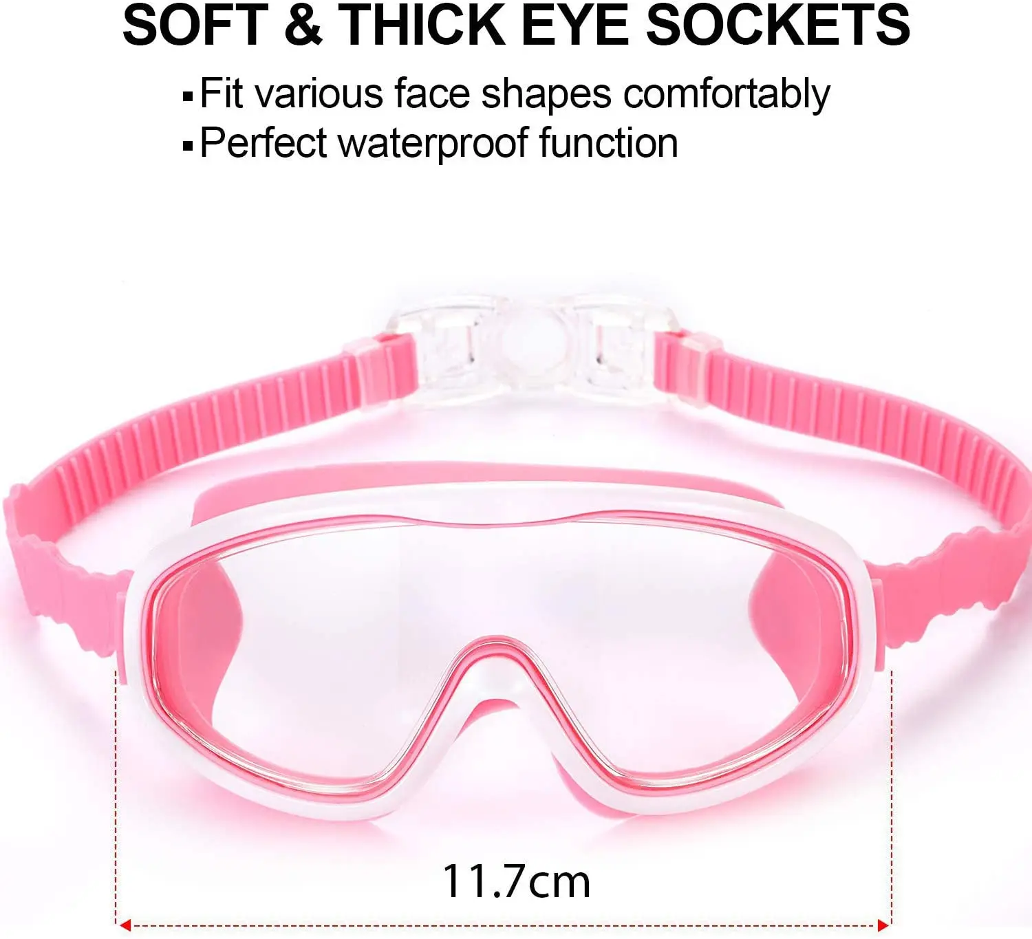 Hot sell  New Fashion  Waterproof  anti-fog children swim goggles kid swimming goggles for kids