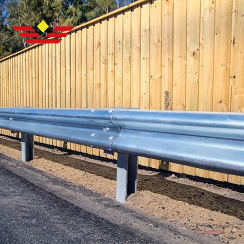 high strength Q235 Q345 steel guardrail anti collision highway guardrail  safety barriers