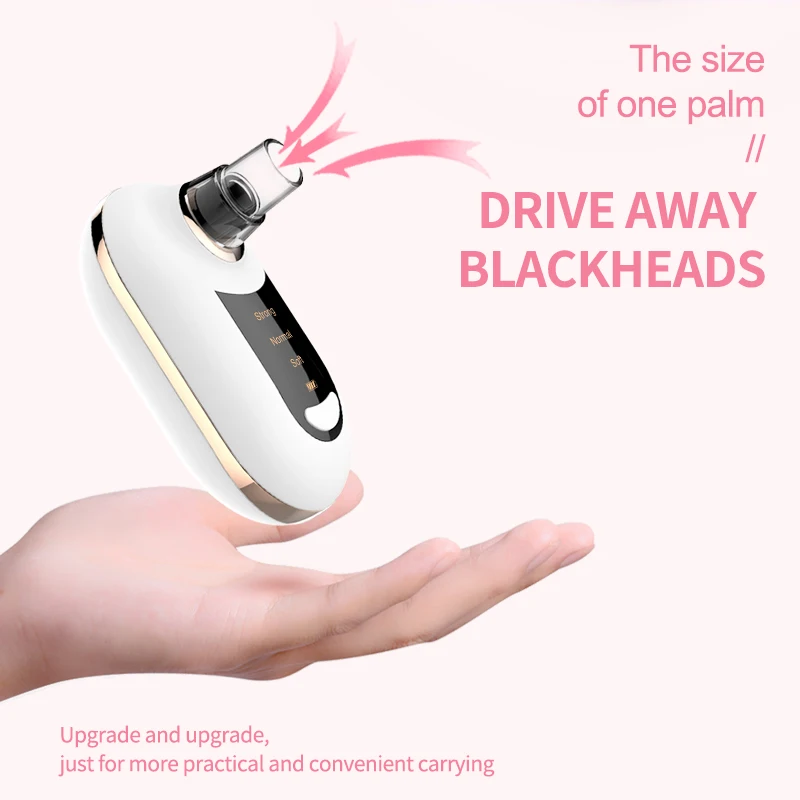 Customized Label Portable Vacuum Electric Facial Skin Care Clean Pore Blackhead Tool