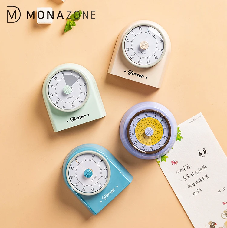 Милый механический таймер MONAZONE напоминание Многоцелевой Магнитный для приготовления