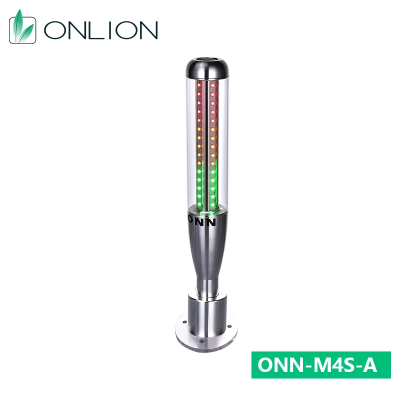 ONN-M4S-A трехцветный СВЕТОДИОДНЫЙ световой индикатор светодиодная сигнальная лампа с зуммером