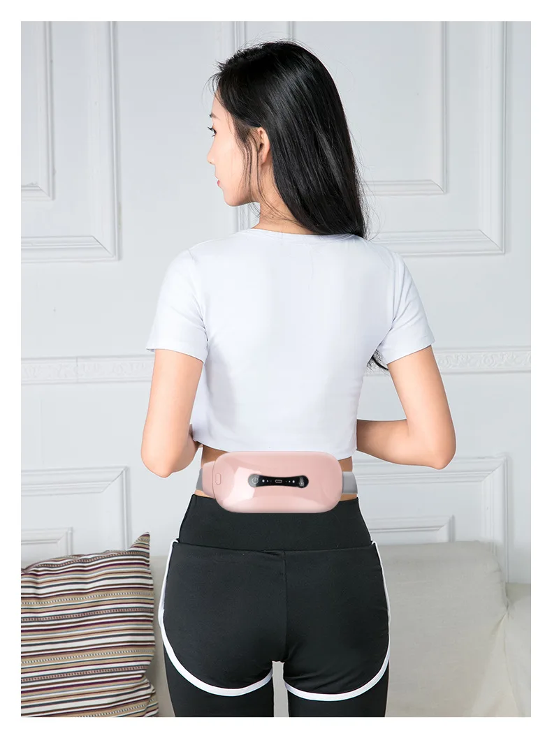 Menstrual cramp warming belt heating pad USB portable warmer rechargeable waist heater electric waist heating pad belt NoAging