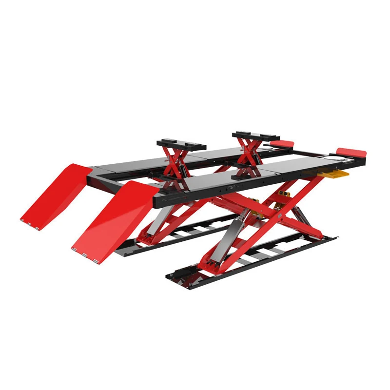 Garage Lifter Machine Launch Jack Used Lift Four Post Car Hoist Hydraulic Scissor in Thin Big Hydraulic Scissor