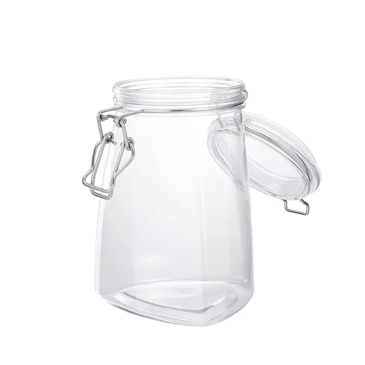 
Wholesales Yogurt Container Gold Sealing 300Ml Cake Pet White Plastic Jar With Lids 