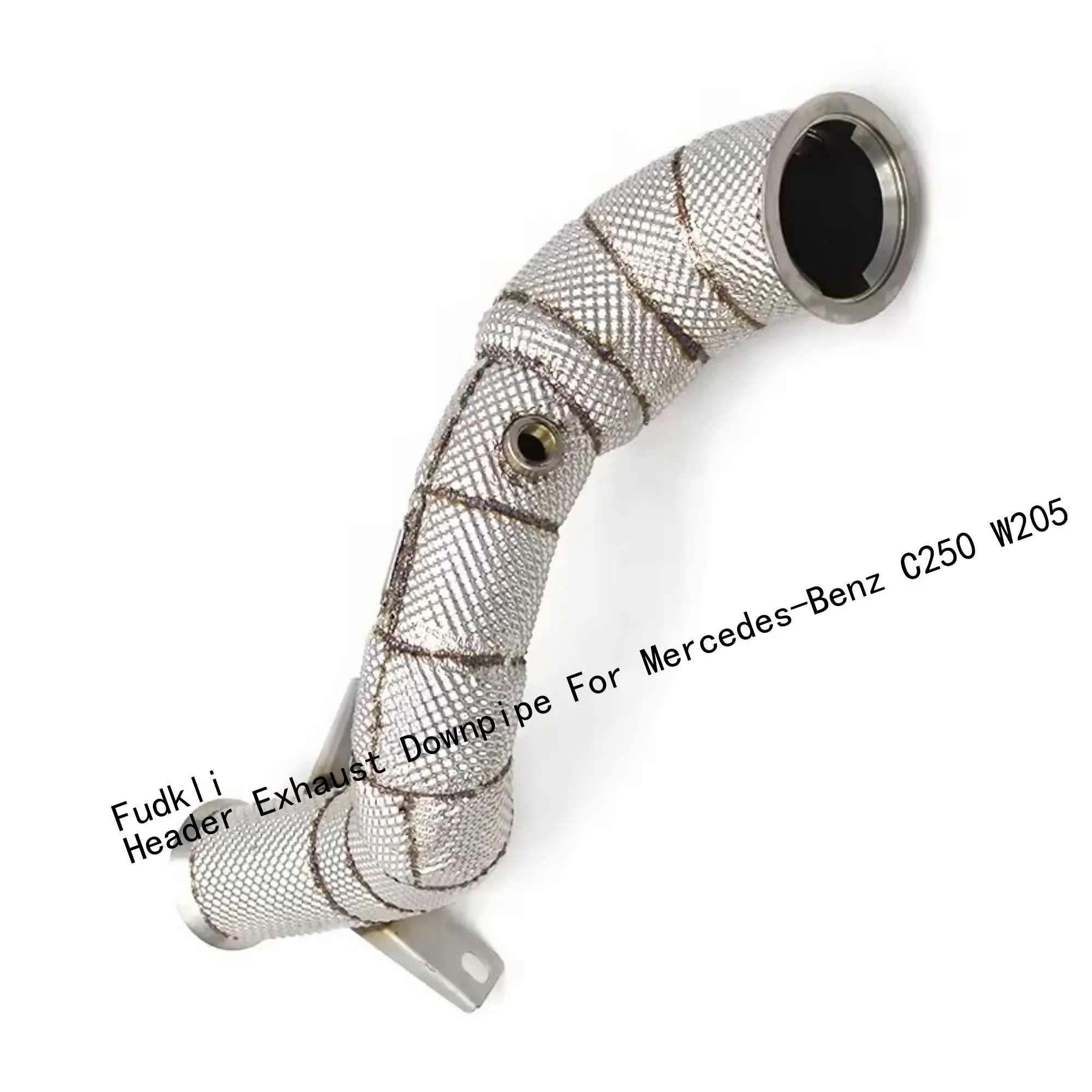 High Performance Straight Header Exhaust Downpipe For Mercedes-Benz C250 W205 304 Stainless Steel Pipe
