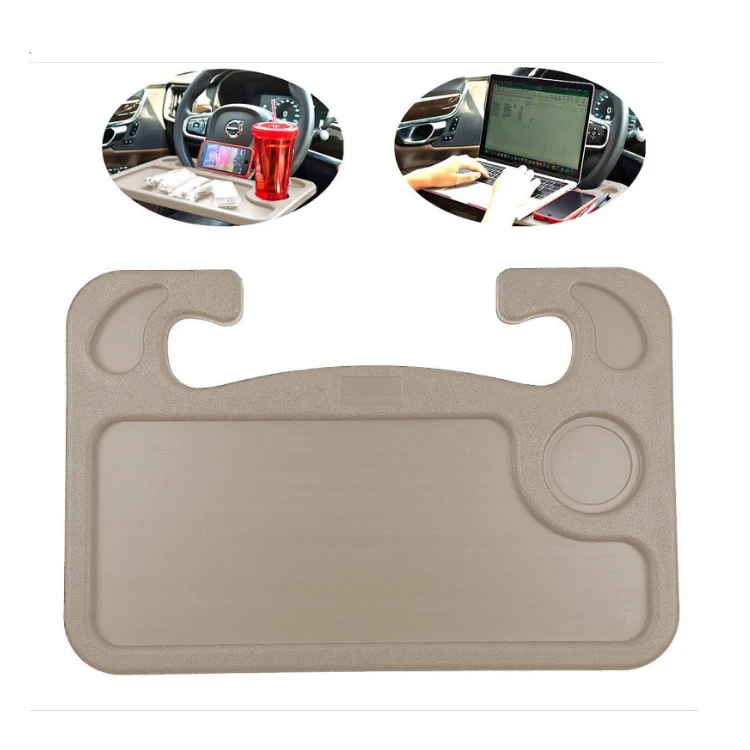 Car Travel Table, Travelers Food Eating Hook On Car Steering Wheel Tray