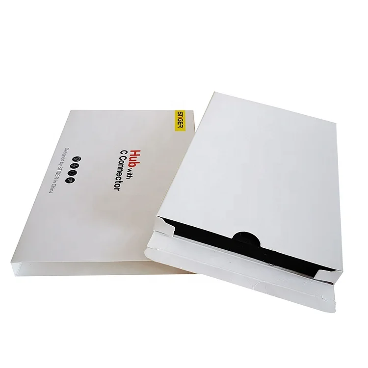 Wholesale Recyclable White Electronic Products Card Box Custom Brand Logo Printing Chips Packaging Box