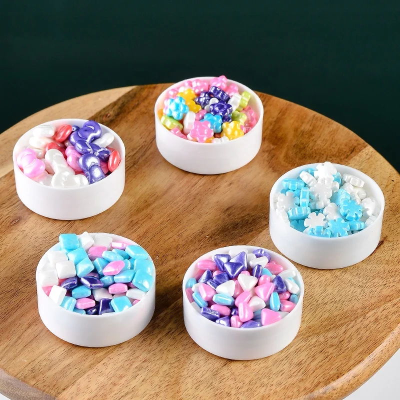 Love Bakery Colorful  Press Candy For Cupcakes Bakery Ingredients Edible Sprinkles Cake Decorations