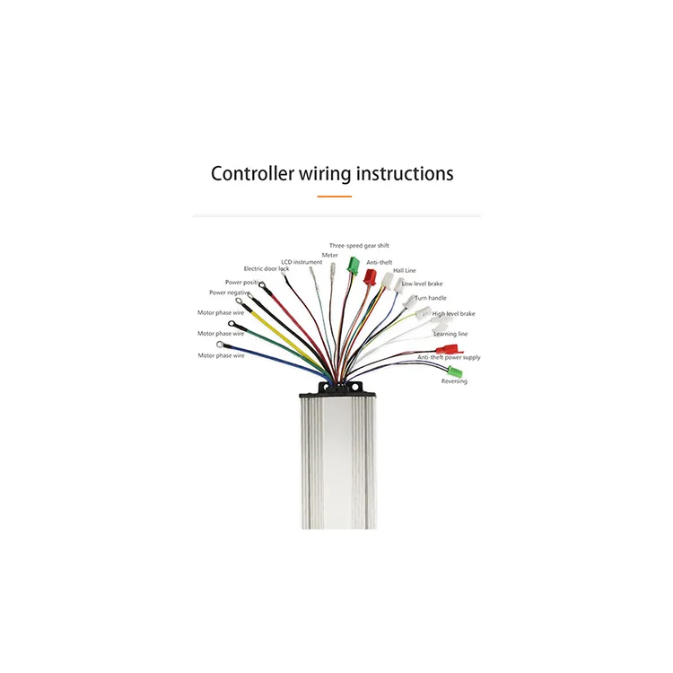 Well-known At Home And Abroad 48V/1000W 18Tubes Brushless DC Motor Controller
