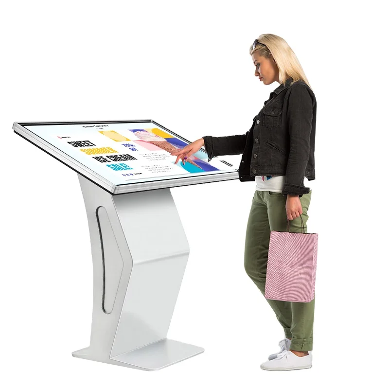 Shopping mall self ordering Android win lcd Touch screen advertising display digital signage kiosk for restaurant supermarket