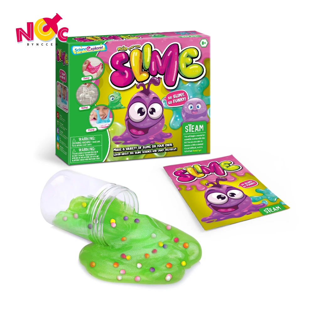 Hot Selling Colorful Mixing non-toxic DIY slime making kit Children Gifts make playdough slime mud kids educational toys
