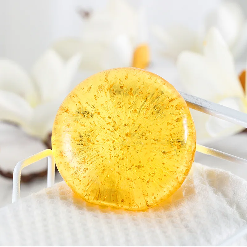 Face Oil Control Whitening Kojic Acid essential oil Toilet Soap Natural Honey 24k Handmade Bath bar Soap for Face & Body