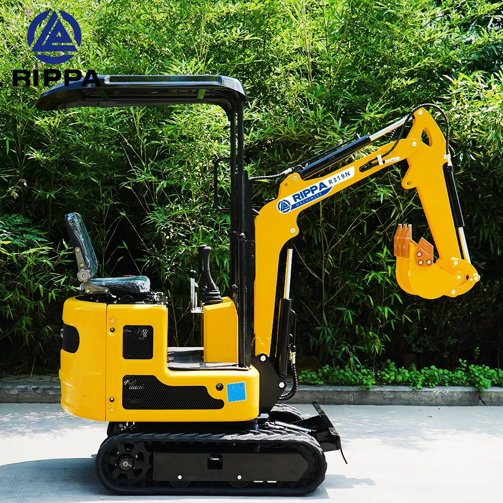 Rippa Farm Used 2 Ton Micro Bagger 0.8 Ton Home Used Small Crawler Digger 1 Ton Mini Excavator With Ce Epa