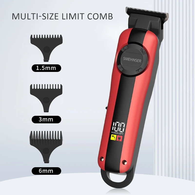 Professional Cordless Electric Men Hair Clippers Trimmer Machine