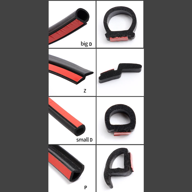 Good manufacturing quality door weather car seal strip door edge cover guard strips silicone sealing strip