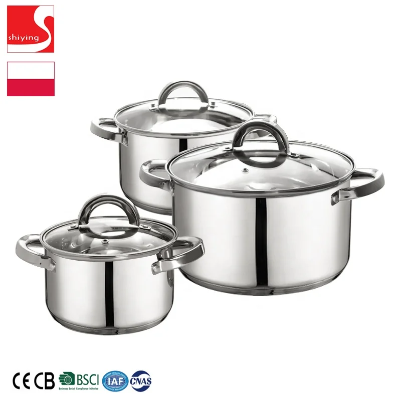 SY-кухонная утварь высокой емкости посуда кастрюля для готовки, кастрюля для нержавеющая сталь кастрюли 1.5QT горшок
