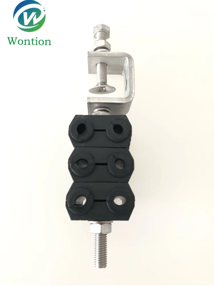 Cable clamp/ fiber clamp/for Fiber and power cable