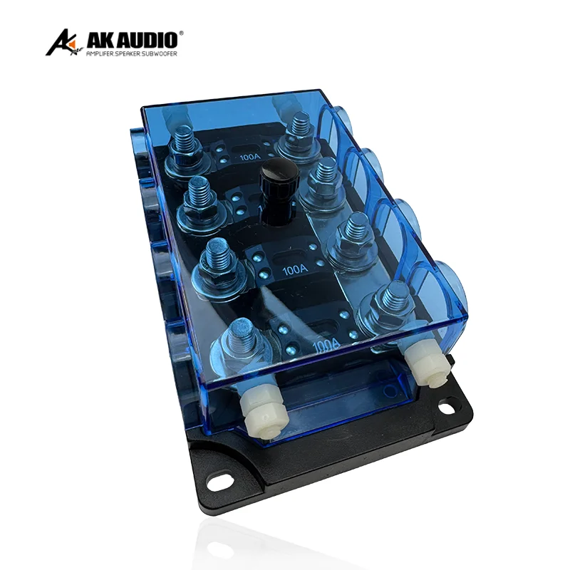 AK-FX71 Anm car plug fuse holder, one-way two-way four-way bolt type car blade, portable car fuse box High quality car fuse