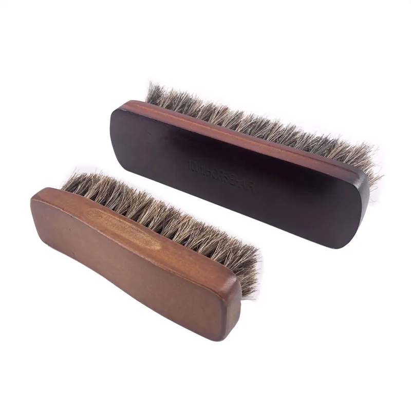
Big size 100% horse bristle wooden handle shoe brush 