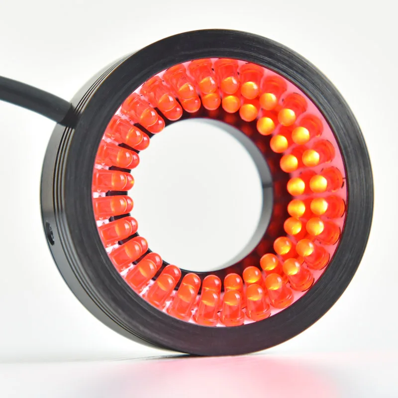 Low Angle 45 Degrees Diameter OD 90mm, LD 49mm LED Machine Vision Working Ring Light