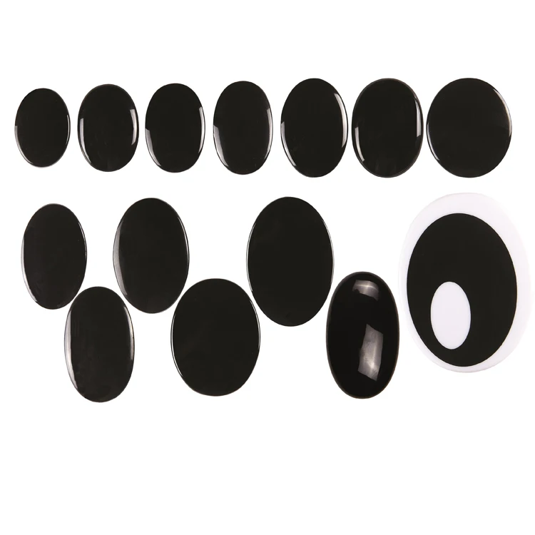 Professional Manufacturer Cheap Big Size Flat Black Safety Eyes for Stuffed Animal
