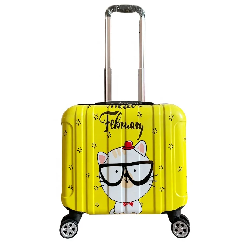 Custom Printing ABS PC Hard Shell Luggage Koffer 3pcs Set Butterfly Pattern Printed Suitcase Travel Bags Hand Suitcase