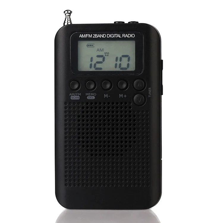 Portable Pocket Radio AM/FM Dual Bands Digital RADIO OEM  multilingual