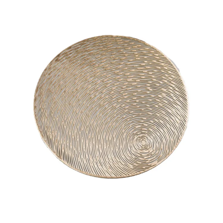 waterproof metallic pvc vinyl placemats