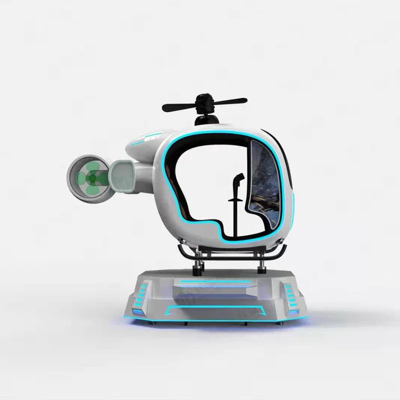 2022 Earning Money 9D 3 DOF Motion Platform Flight Simulator Cockpit Aircraft VR Helicopter Flight Simulator