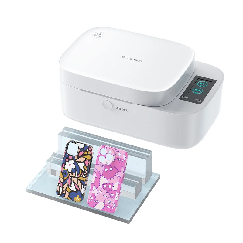 Rock Space Heat Press Machine for Cell Phone Cases Cell Phone Case Maker Machine Provided Film Heat Transfer Printer Hydraulic