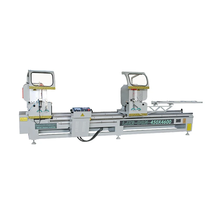 
double head cutting saw aluminum profile machine tool 