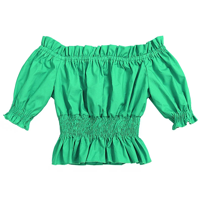 2025 Wholesale  Fashion Solid Color  Baby Girl Summer clothes Bella Smocking children Top