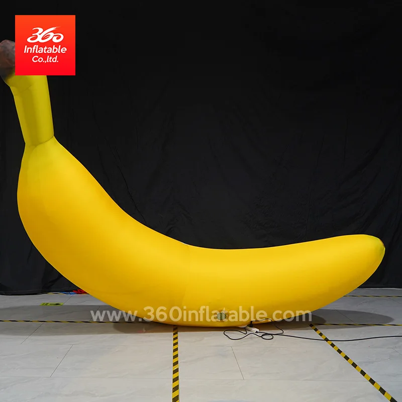 Oxford Huge Custom Advertising Inflatable Design Cartoon Mascot Fruit Banana for Inflatable Decorations Customized 3M 1pcs CE/KC